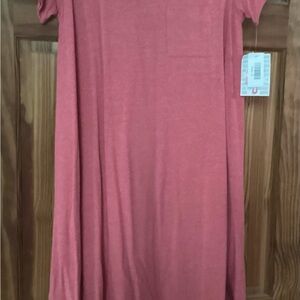 LuLaRoe Carly dress in fun pink!